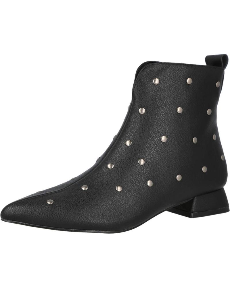 AZAREY 608K127 - STIVALETTO NERO CON BORCHIE APPUNTITE NEGRO