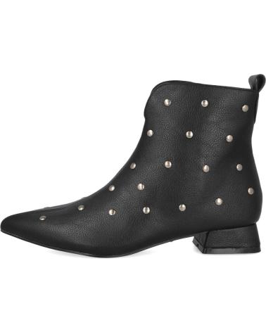 AZAREY 608K127 - STIVALETTO NERO CON BORCHIE APPUNTITE NEGRO