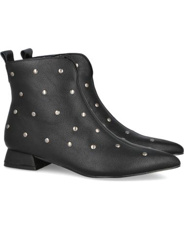 AZAREY 608K127 - STIVALETTO NERO CON BORCHIE APPUNTITE NEGRO