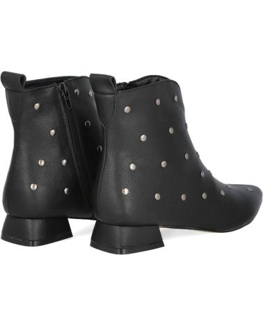 AZAREY 608K127 - STIVALETTO NERO CON BORCHIE APPUNTITE NEGRO