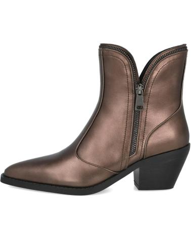 STIVALETTO COWBOY AZAREY 578K250 METALLIZZATO BRONZO BRONCE