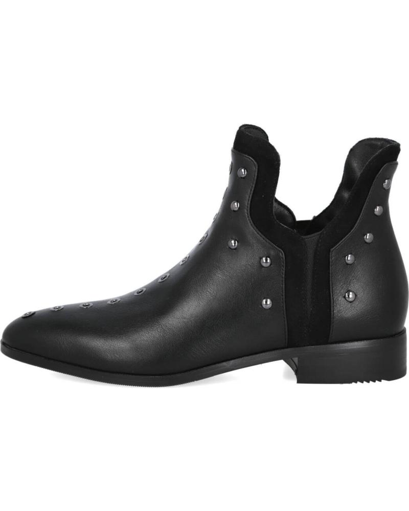 AZAREY 462K103 STIVALETTI NERI CON BORCHIE METALLICHE NEGRO