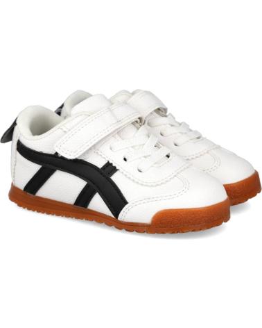 BUBBLE BOBBLE C1554 SCARPE DA GINNASTICA BIANCHE E NERE NEGRO