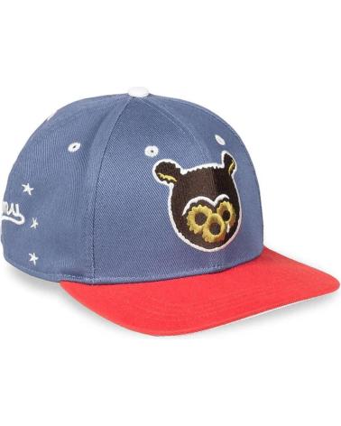CAPPELLINO GRIMEY MUDS THE RESIDENCE SNAPBACK BLU E ROSSO CON RICAMO SCIMMIA BLUE