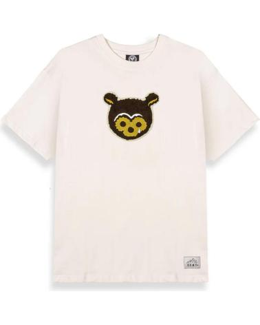 GRIMEY T-SHIRT REGULAR MUDS THE RESIDENCE BEAR RICAMATA OFF WHITE OFF WHITE
