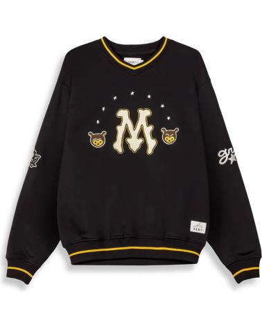 GRIMEY FELPA MUDS THE RESIDENCE GIROCOLLO A V NERA CON LOGO 'M' BLACK