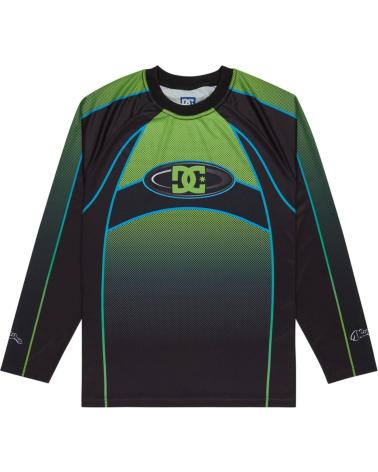 DC SHOES SYLEM LS JERSEY BLACK GREEN NAN