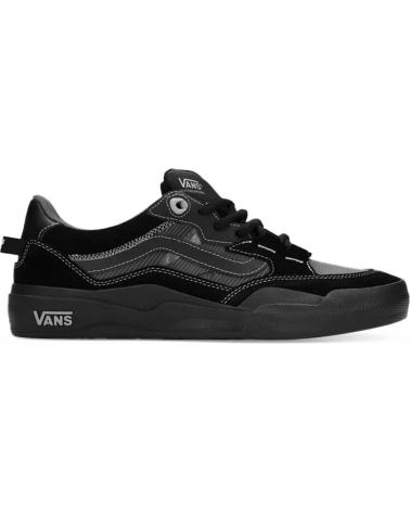 VANS OFF THE WALL TÊNIS SKATE 2 WAYVEE POP-CUSH PRETO/CINZA NAN