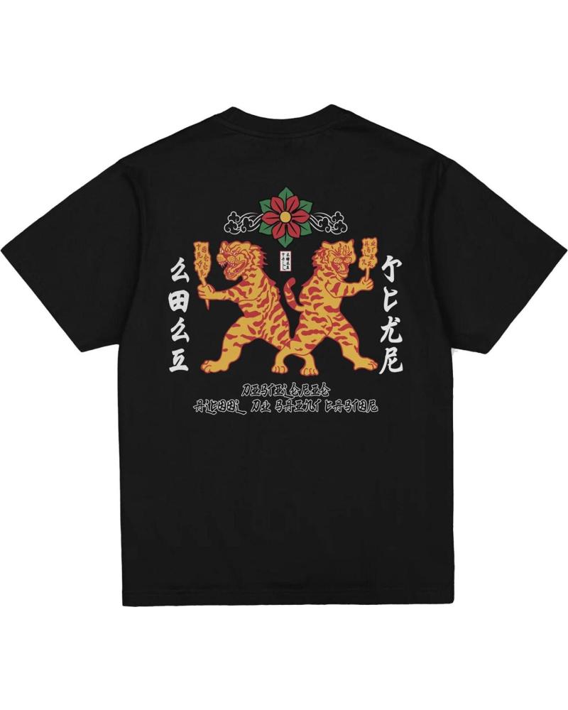 JACKER BAIJU SHORT SLEEVE T-SHIRT BLACK NAN