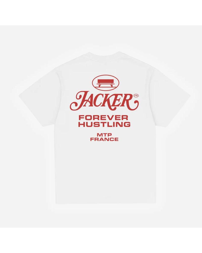 JACKER COLLECTIVE SS T-SHIRT WHITE RED NAN