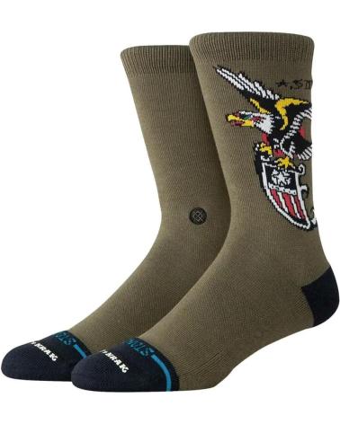 CHAUSSETTES STANCE THE EAGLE CREW VERTES NAN