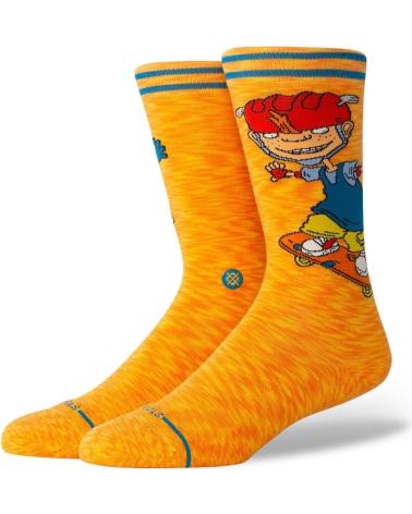 CHAUSSETTES STANCE ROCKET POWER SAM AND TWISTER CREW ORANGE NAN