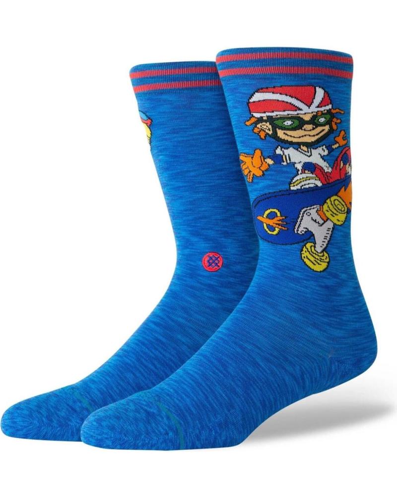 CHAUSSETTES STANCE ROCKET POWER REGGIE AND OTTO CREW BLEU NAN
