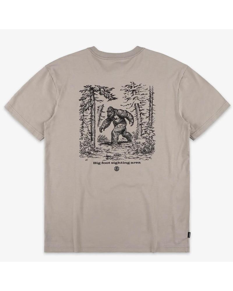 ELEMENT BIGFOOT WALKING SS T-SHIRT ALUMINUM BEIGE NAN