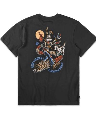 ELEMENT TIMBER ON TRACK SS T-SHIRT BLACK OFF BLACK NAN
