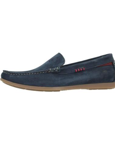 MOCASSIM EM COURO FLUCHOS F1729 AZUL OCEANO OCEANO