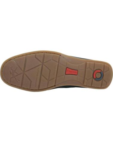 MOCASSIM EM COURO FLUCHOS F1729 AZUL OCEANO OCEANO