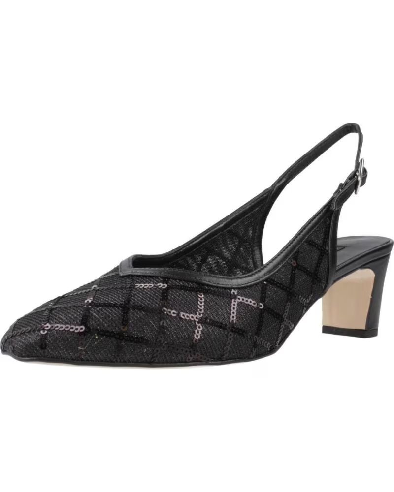 EZZIO Salones Mujer Argenta Modelo 39213a Color Negro Negro NEGRO