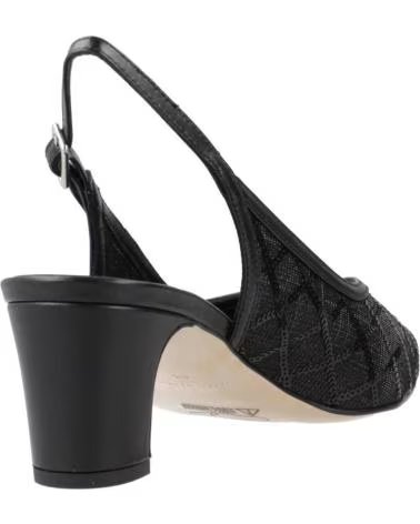 EZZIO Salones Mujer Argenta Modelo 39213a Color Negro Negro NEGRO