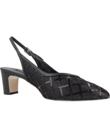 EZZIO Salones Mujer Argenta Modelo 39213a Color Negro Negro NEGRO