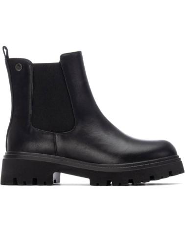 STIVALETTO CHELSEA XTI 130455 NERO CON SUOLA CARRARMATO NEGRO