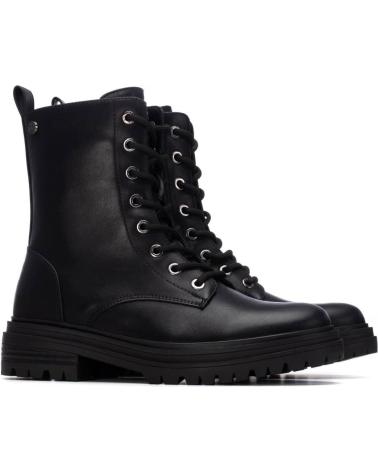 XTI 130464 SCHNÜRSTIEFEL MILITÄRSTIL SCHWARZ NEGRO