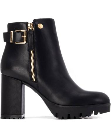 BOTIM DE SALTO XTI 140583 PRETO COM FECHO E FIVELA NEGRO