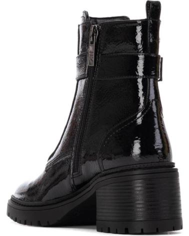 BOTA CANO CURTO XTI 144276 PRETO COM FIVELAS E SOLA TRATORADA NEGRO