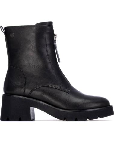 BOTIM XTI 144312 PRETO COM FECHO FRONTAL E SOLA TRATORADA NEGRO