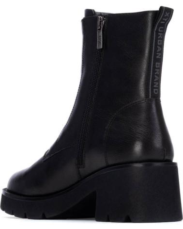 BOTIM XTI 144312 PRETO COM FECHO FRONTAL E SOLA TRATORADA NEGRO