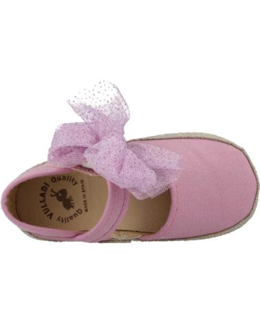 VUL-LADI ESPADRILLAS BAMBINA MODELLO 9505 738 ROSA MALVA MALVA
