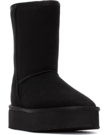 BOTAS ESTILO UGG XTI 144339 PRETAS COM PLATAFORMA NEGRO