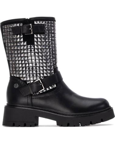 XTI 144472 BOTAS PRETAS COM TACHAS NEGRO