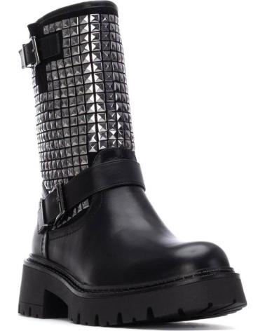 XTI 144472 SCHWARZE STIEFEL MIT NIETEN NEGRO