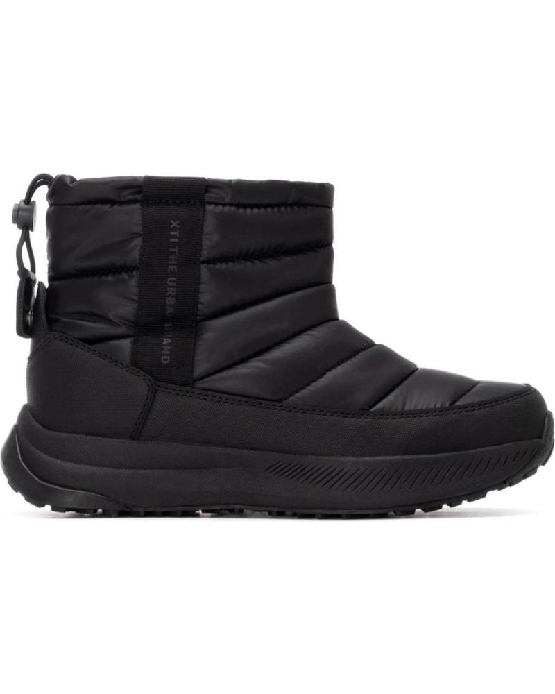 BOTINS DE NEVE XTI 144619 ACOLCHOADOS PRETOS NEGRO