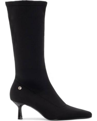 BOTAS DE MEIA XTI 144703 PRETAS COM SALTO FINO NEGRO