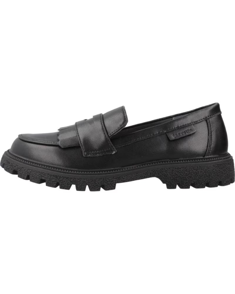 GARVALIN 241700G LOAFERS FOR GIRLS IN BLACK NEGRO