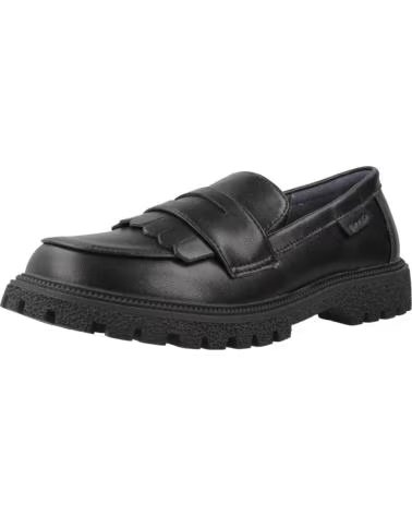 GARVALIN 241700G LOAFERS FOR GIRLS IN BLACK NEGRO