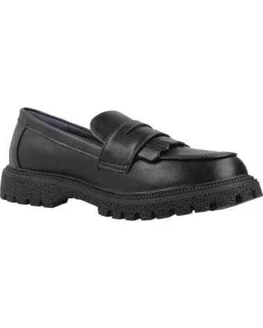 GARVALIN 241700G LOAFERS FOR GIRLS IN BLACK NEGRO