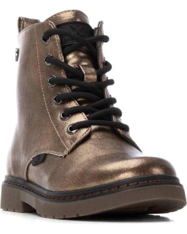 XTI 151329 METALLIC BRONZE MILITARY STYLE BOOTS BRONCE