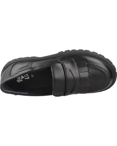 GARVALIN 241700G LOAFERS FOR GIRLS IN BLACK NEGRO