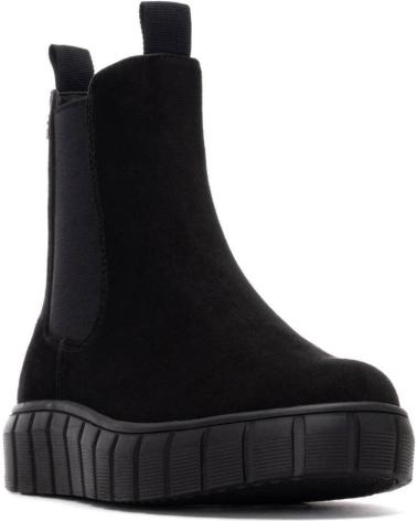 XTI 151390 BLACK CHELSEA BOOT WITH TRACK PLATFORM NEGRO