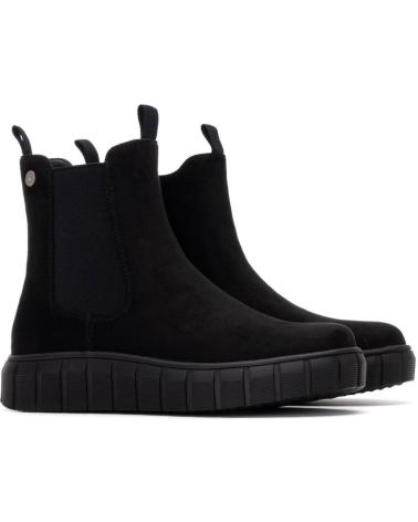 XTI 151390 BLACK CHELSEA BOOT WITH TRACK PLATFORM NEGRO