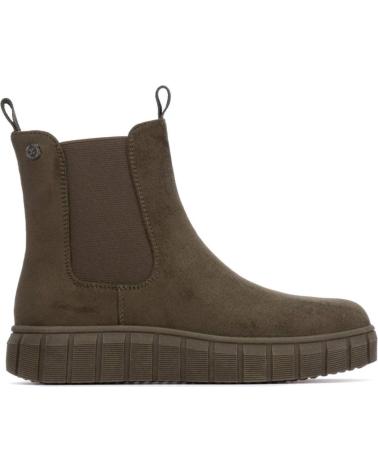 XTI 151390 KHAKI CHELSEA BOOT WITH TRACK PLATFORM KAKI