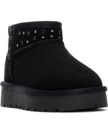 XTI 151392 BLACK BOOTS WITH STUDS NEGRO