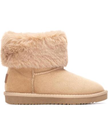 XTI 151412 BEIGE SNOW BOOTS WITH FUR LINING BEIGE