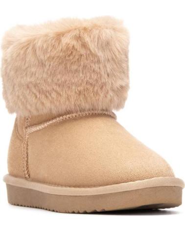 XTI 151412 BEIGE SNOW BOOTS WITH FUR LINING BEIGE