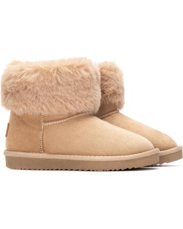 XTI 151412 BEIGE SNOW BOOTS WITH FUR LINING BEIGE