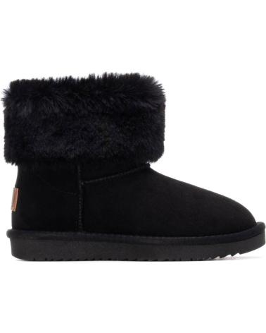 XTI 151412 BLACK BOOT WITH FAUX FUR NEGRO