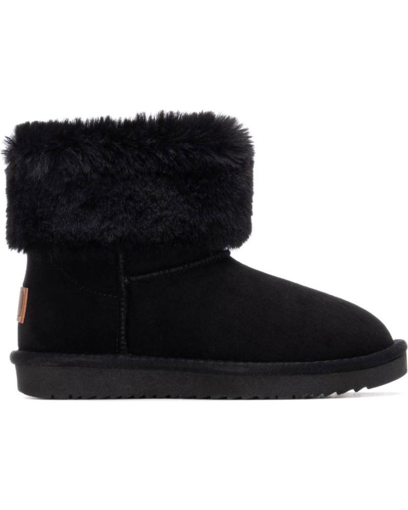 XTI 151412 BLACK BOOT WITH FAUX FUR NEGRO